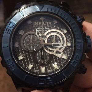 Invicta Reserve blue and black watch.